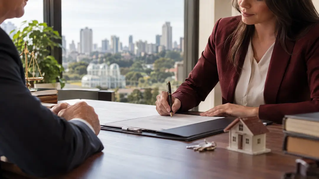 Consultoria jurídica imobiliária com análise de documentos
